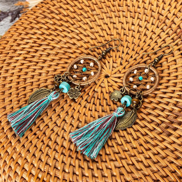 Boucles D'Oreilles Plume Femme