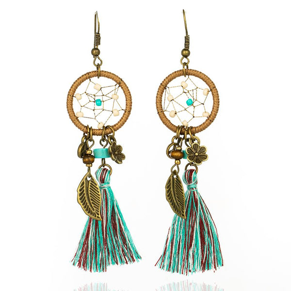 Boucles D'Oreilles Plume Femme