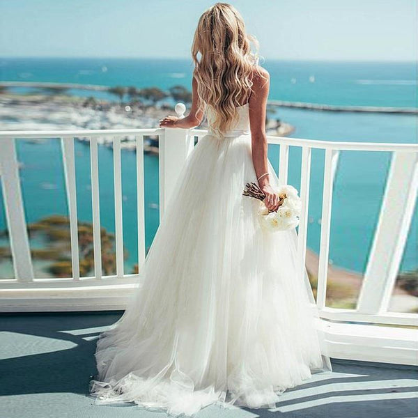 Robe De Mariée Bohème Chic Très Sexy