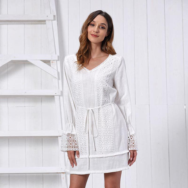 Robe Blanche Bohème