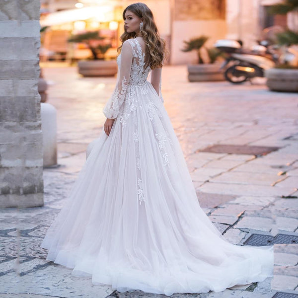 Robe De Mariée A Dentelle