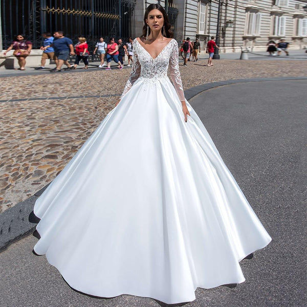 Robe De Mariée A Dentelle Hippie