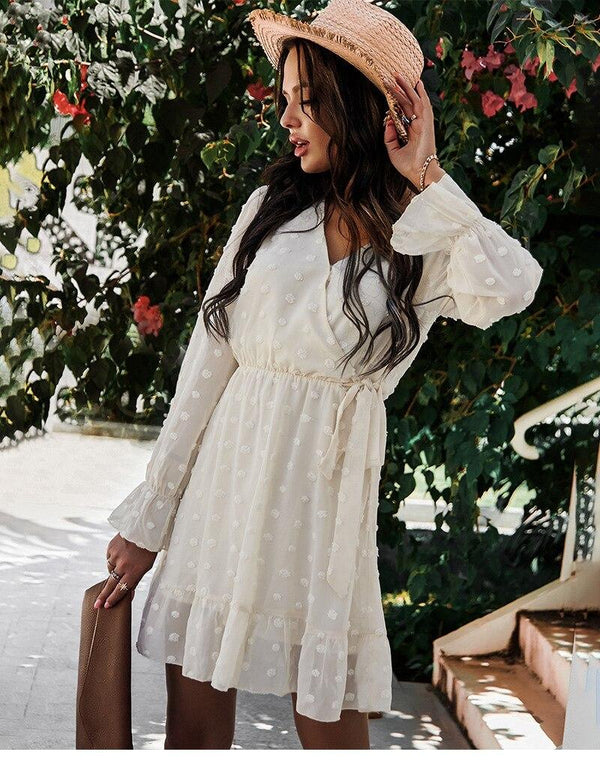 Robe Blanche Femme Bohème