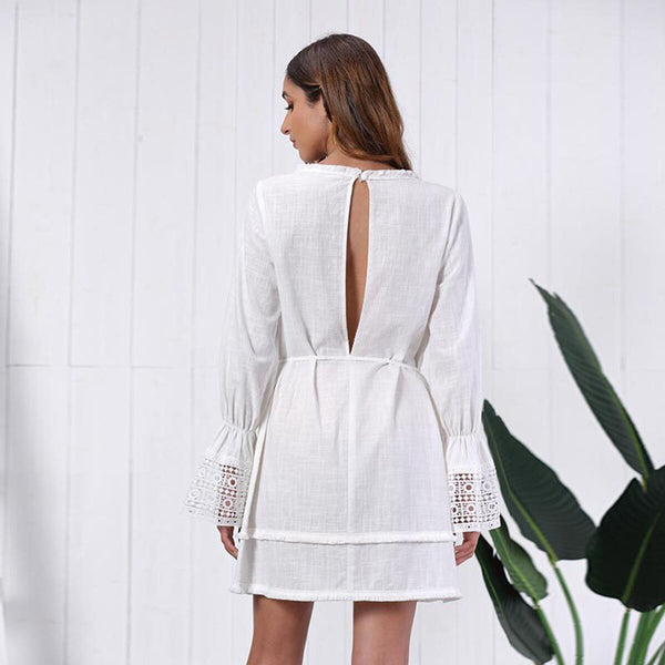 Robe Blanche Bohème