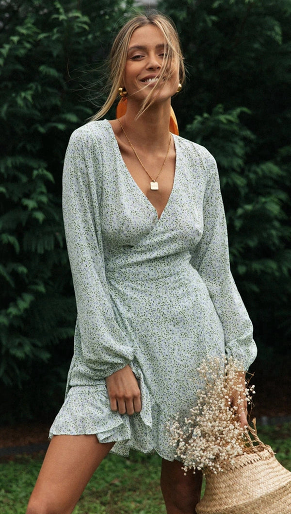 Robe Hippie Chic Dentelle Rose Femme