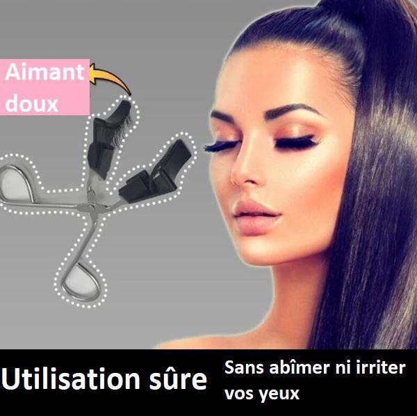 Pince à Cils Magnétiques - Recourbe-cils - Kit Complet