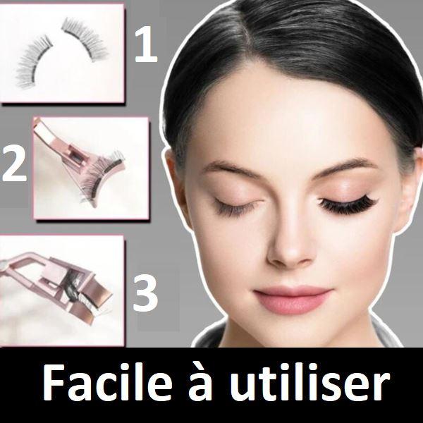 Pince à Cils Magnétiques - Recourbe-cils - Kit Complet