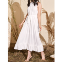 Robe Bohème  Chic Longue Blanche