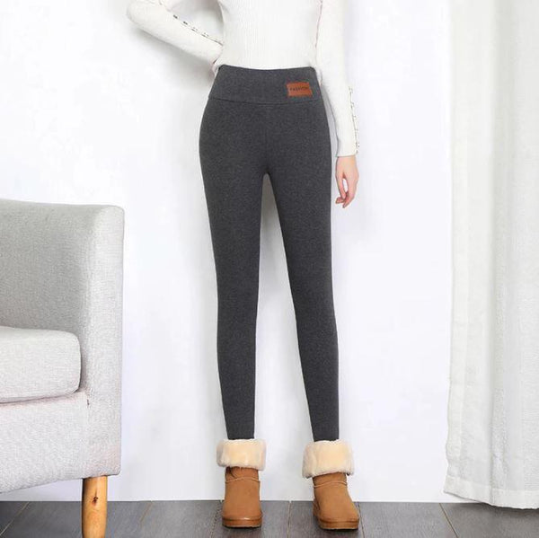 Legging en laine Polaire Femme pour Hiver