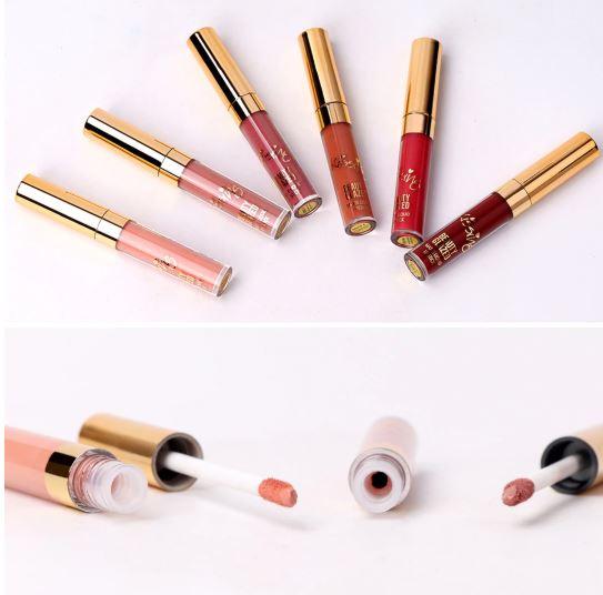 Rouge à Lèvres Liquide Mat Permanent (lot de 6)