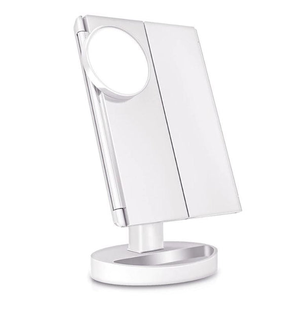 Miroir pliable - Lampes LED Madame Cosmetique Blanc 