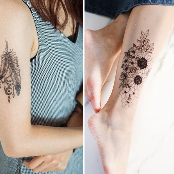 TROUSSE DE TATOUAGES TEMPORAIRES À BASE DE PLANTES NATURELLES