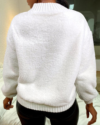 Sweatshirt Teddy à paillettes et lettres étoiles