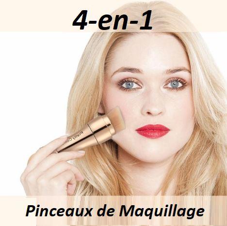Pinceaux De Maquillage Magiques 4-en-1