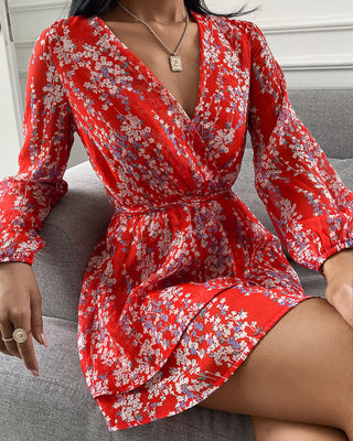 Ditsy - Robe décontractée à volants et imprimé floral