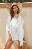 Caftan de Plage Court Dentelle - S
