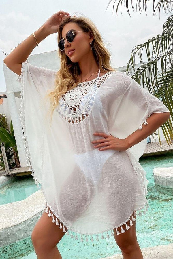 Caftan Plage Crochet Bohème