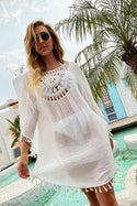 Caftan Plage Crochet Bohème