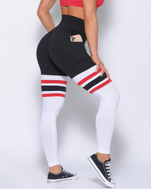 Pantalon Active Colorblock High Elastic