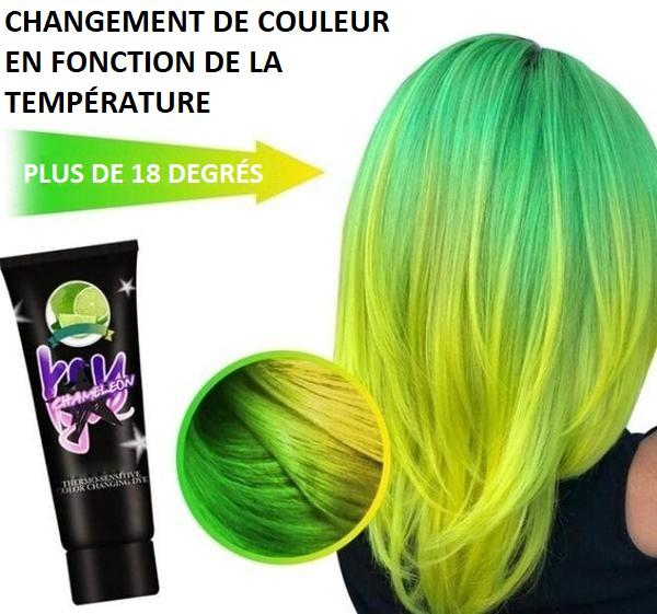 Teinture - Encre Thermochromique Changeant La Couleur Des Cheveux