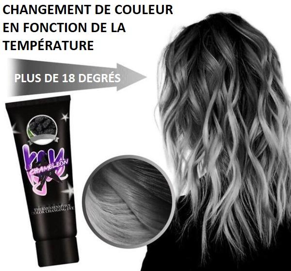 Teinture - Encre Thermochromique Changeant La Couleur Des Cheveux