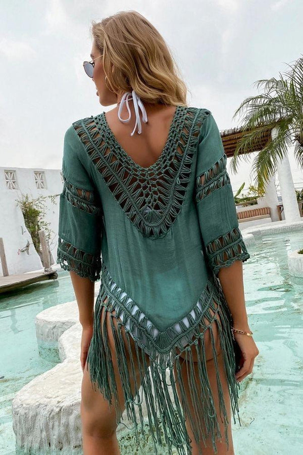 Cover Up Bohème en Crochet