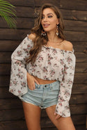 Crop Top Bohème Bardot - S