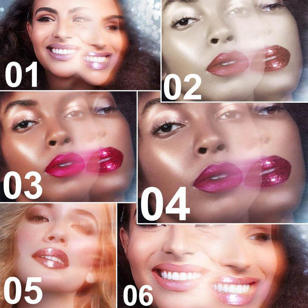 Rouge à lèvres Liquide Brillant à Paillettes