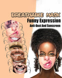 Masque facial respirant Funny Face Expression