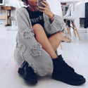 Gilet Bohème Oversize - Gris / S