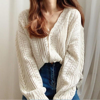 Gilet Crochet Bohème - Vert / Unique
