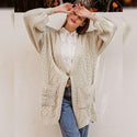 Gilet Long Beige Bohème