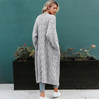 Gilet Long Bohème Hiver - Gris / S