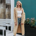 Gilet Long Bohème Hiver - Camel / S
