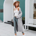 Gilet Long Bohème Hiver - Gris / S