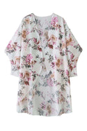 Kimono Bohème Court Fleuri