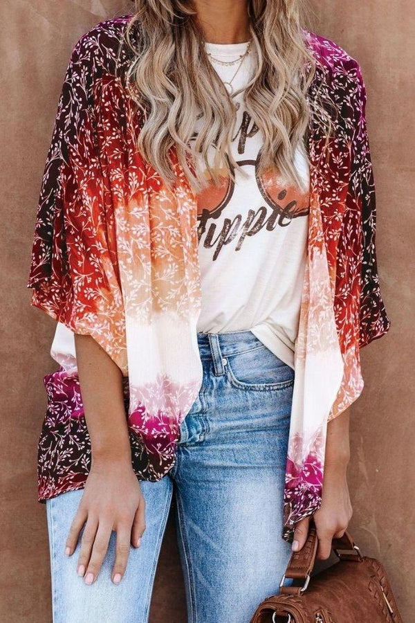 Kimono Floral Style Bohème