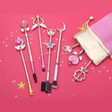 Set de brosses et pinceaux Sailor Moon - Maquillage Lunaire 123maquillage Or léger 