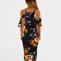 Robe longue imprimé floral