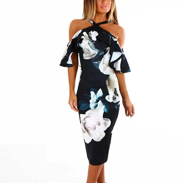 Robe longue imprimé floral