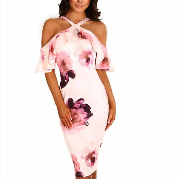 Robe longue imprimé floral