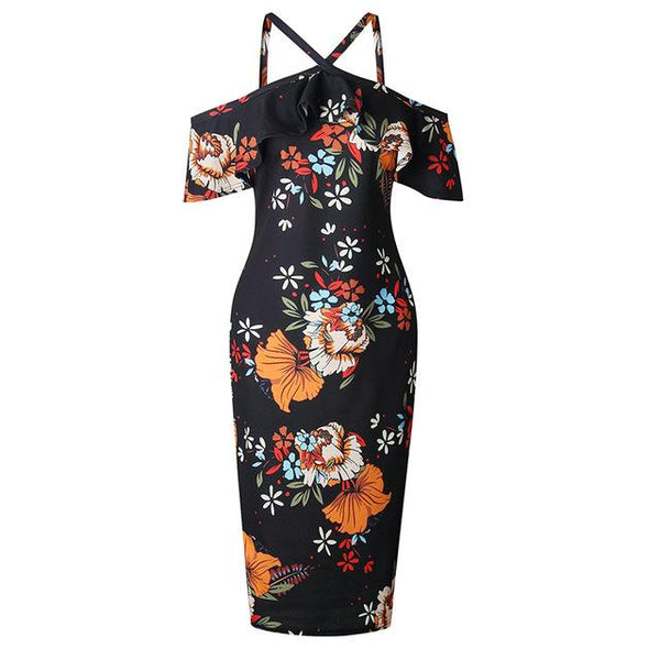 Robe longue imprimé floral