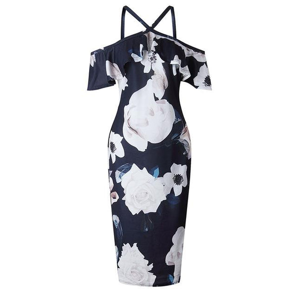 Robe longue imprimé floral