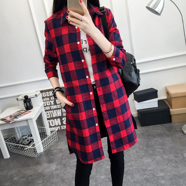 Chemise Oversize à Carreaux