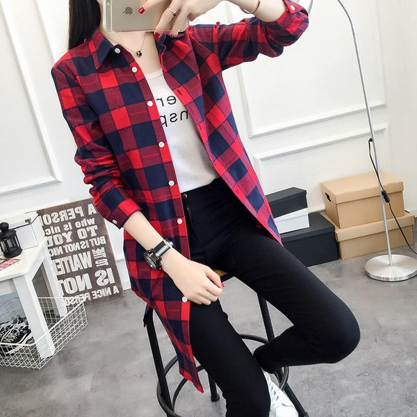 Chemise Oversize à Carreaux