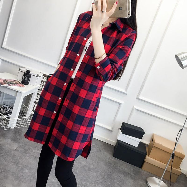 Chemise Oversize à Carreaux