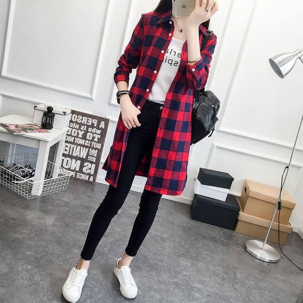Chemise Oversize à Carreaux