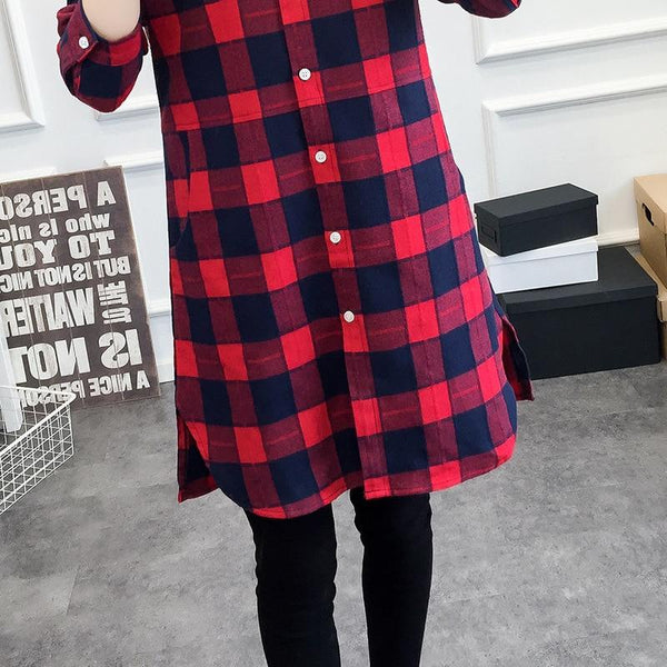 Chemise Oversize à Carreaux