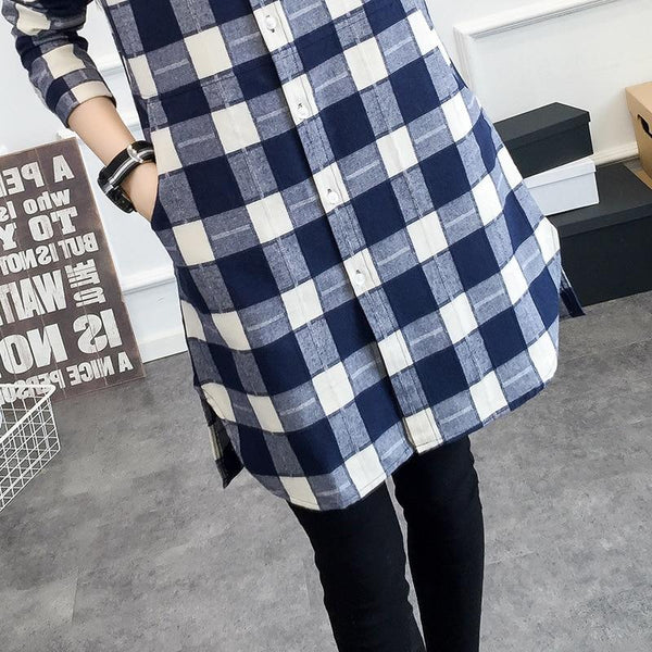 Chemise Oversize à Carreaux