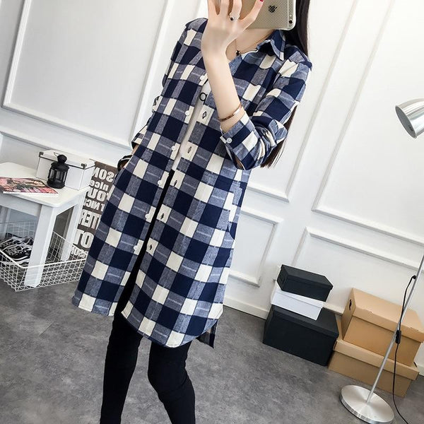 Chemise Oversize à Carreaux